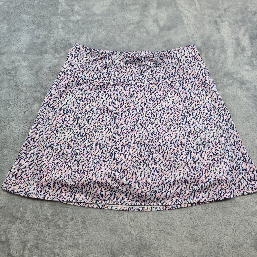 Zero Restriction Women Small Pink Navy Abstract Athletic Golf Tennis Skort